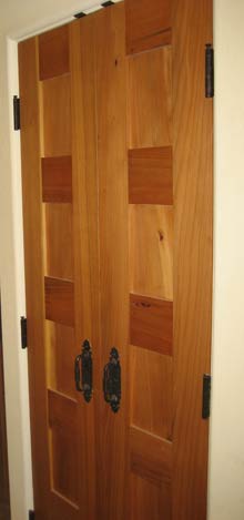 urban salvage cypress door